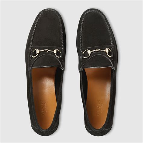 gucci loafers suede womens|classic Gucci loafers women's.